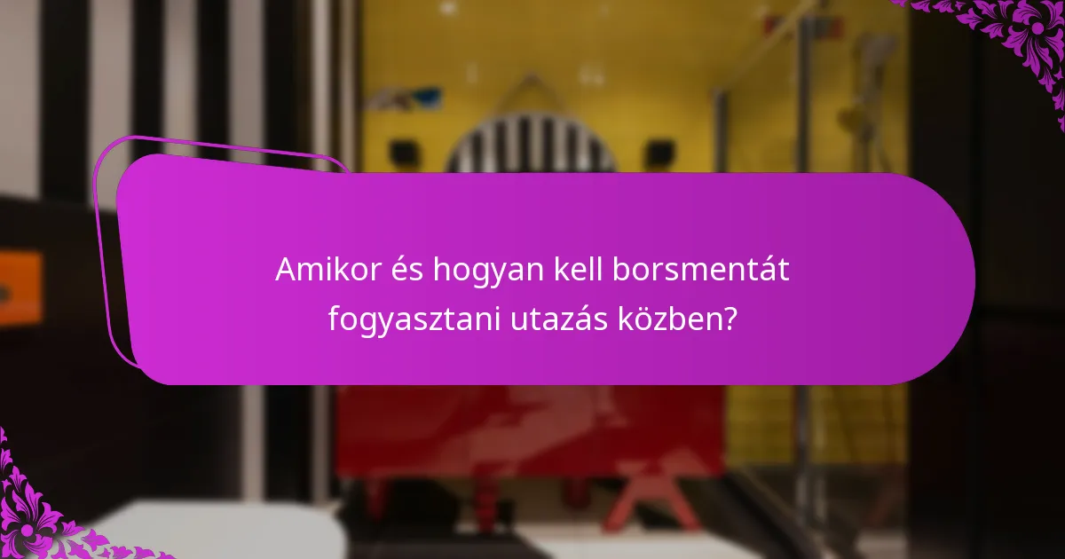 Hogyan enyhíti a borsmenta az utazási székrekedést?