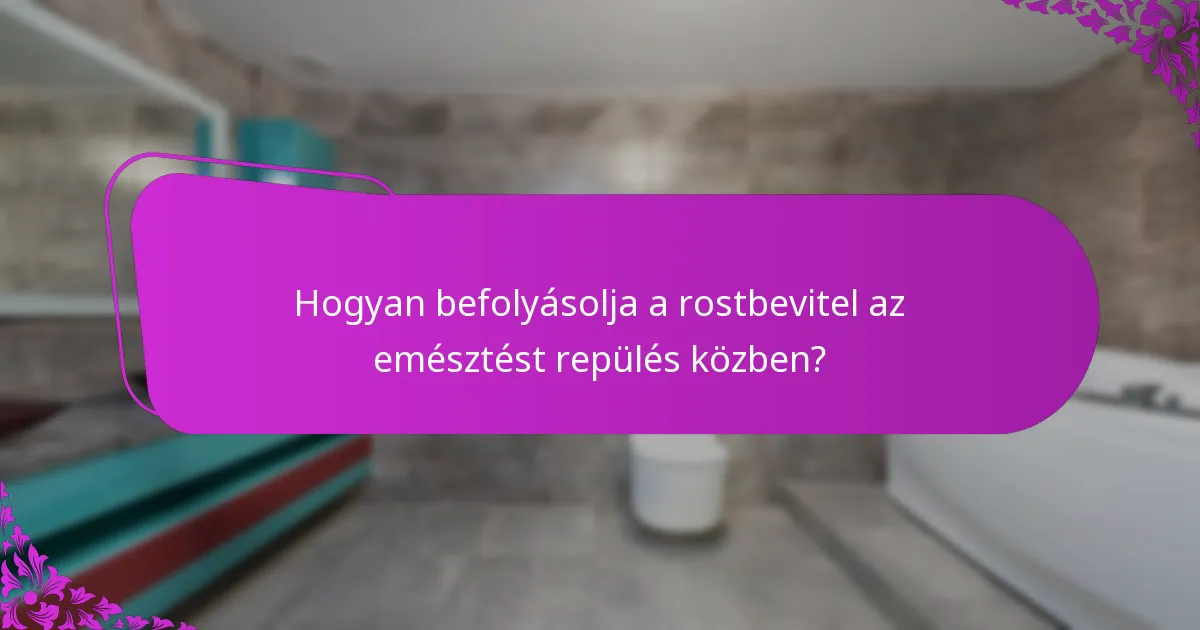 Mennyi rostot kell fogyasztani repülés előtt?