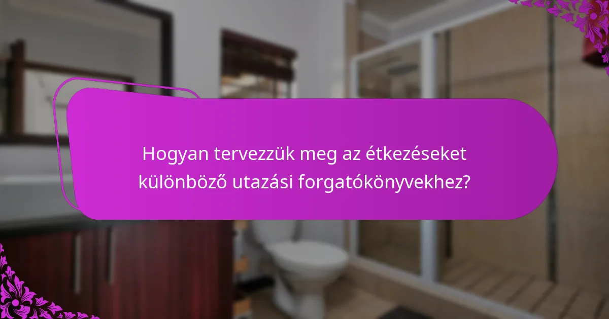Hogyan befolyásolhatja az étkezési időzítés az utazási kényelmet?