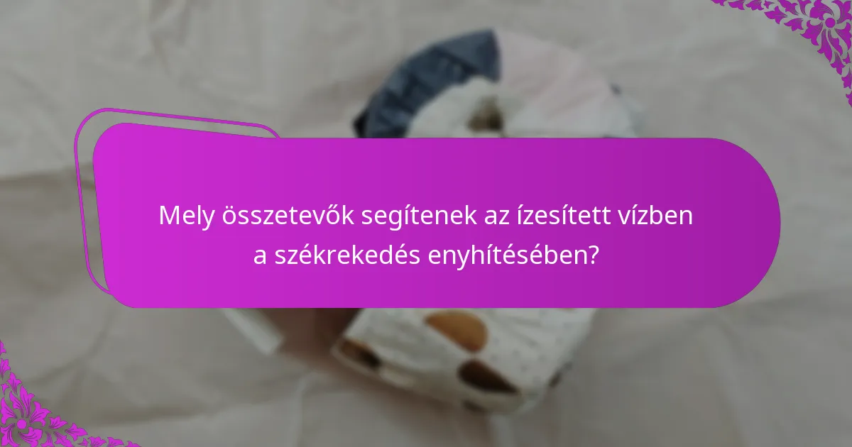 Melyek az ízesített víz hatékony receptjei?