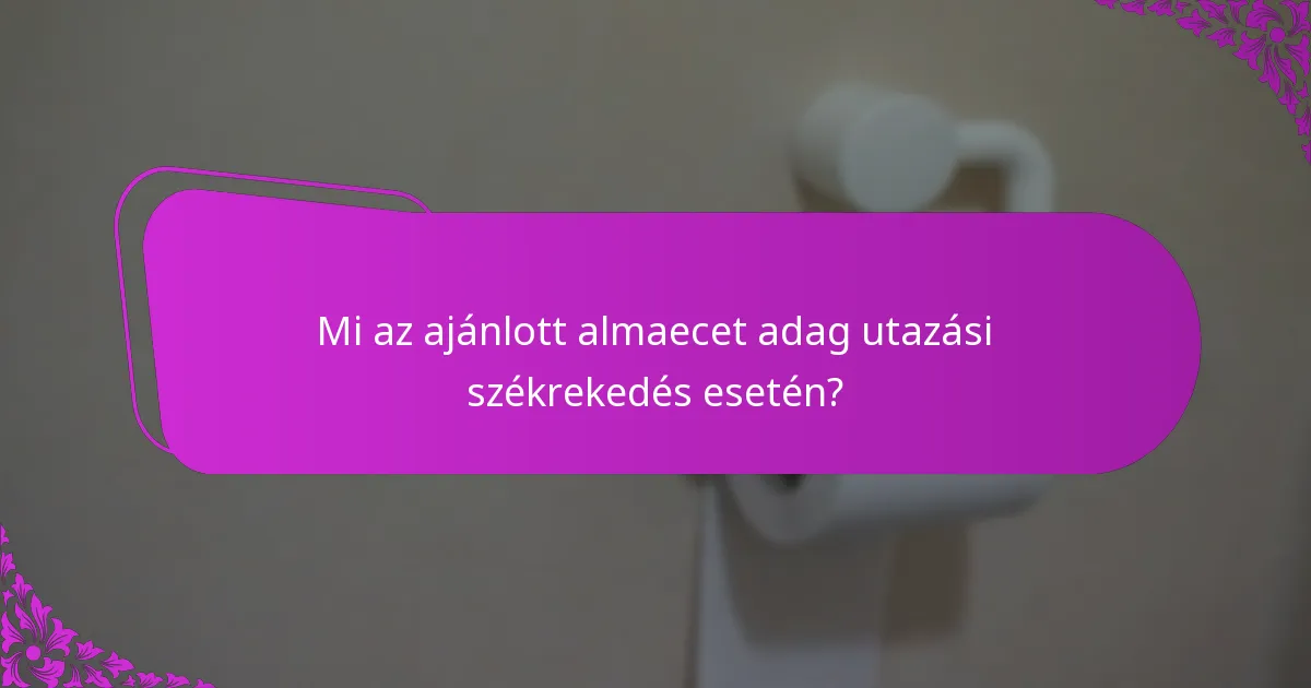 Hogyan építhetem be az almaecetet az utazási étrendembe?
