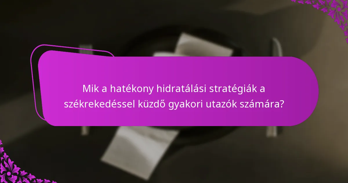 Hogyan készülhetnek fel az utazók a hidratálási kihívásokra?