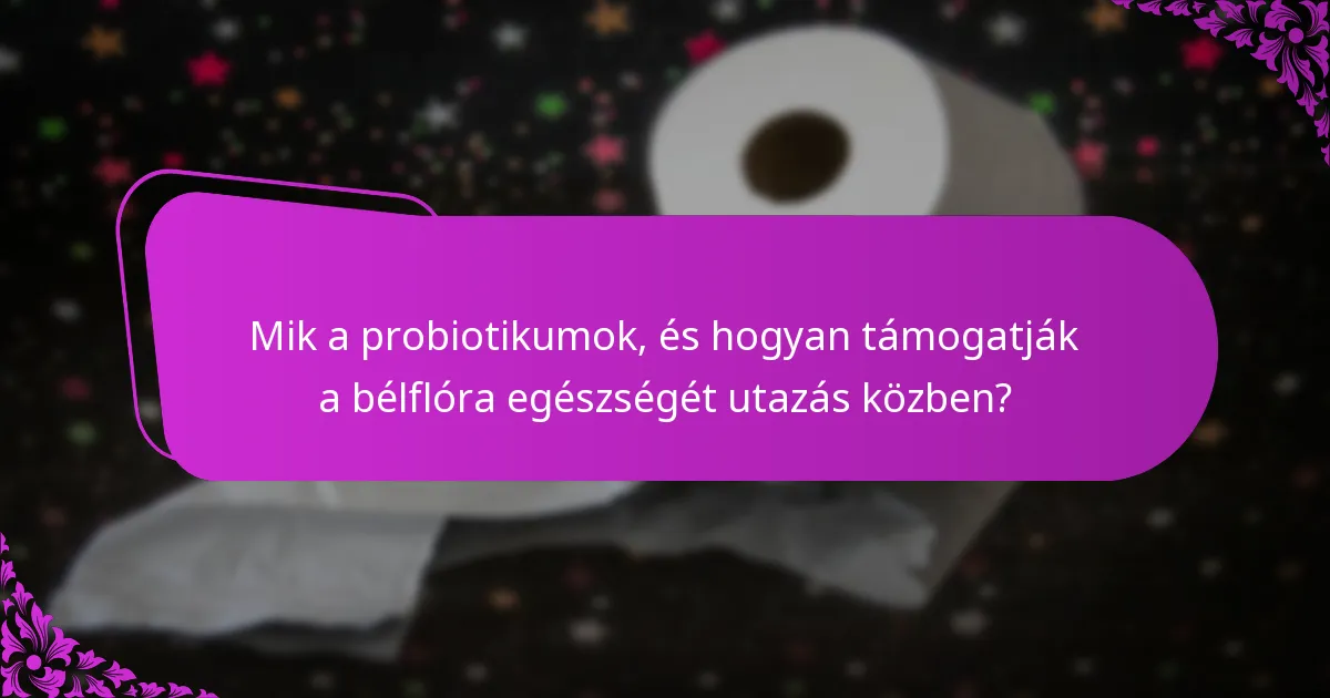 Mely probiotikus termékek ajánlottak az utazók számára?